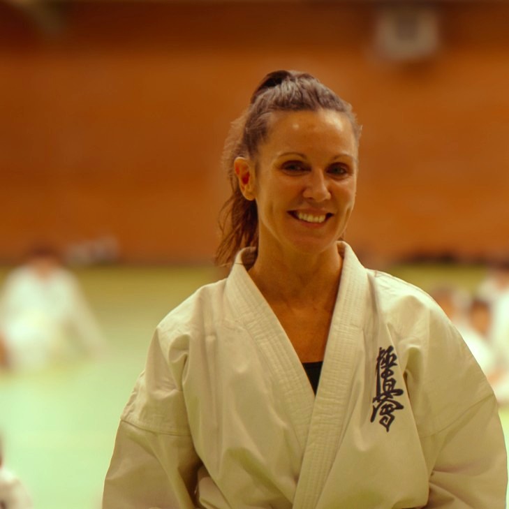 Ana Ibarrondo en el Dojo Senshi