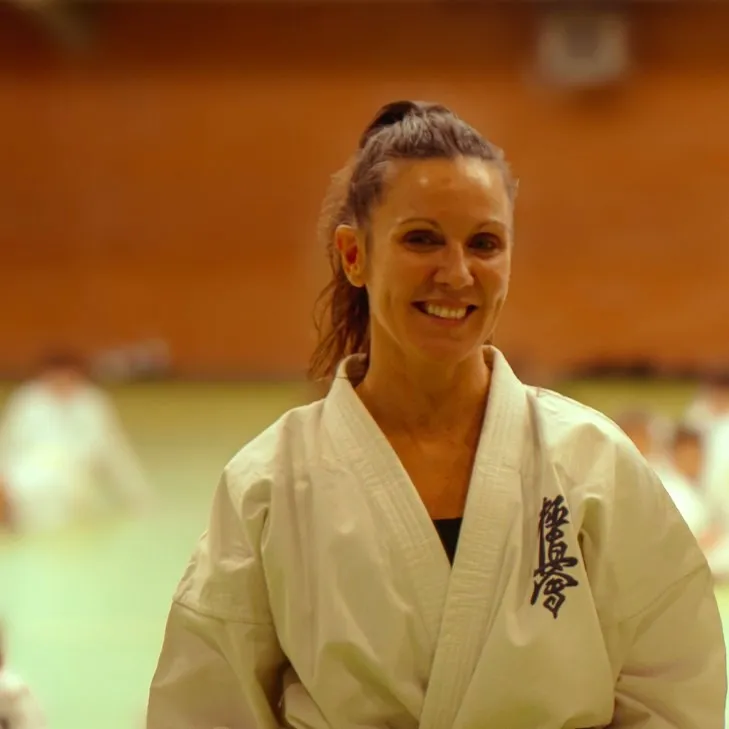 Ana Ibarrondo en el Dojo Senshi